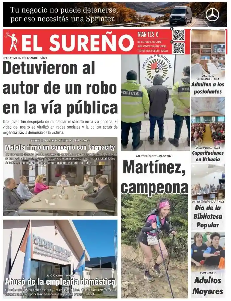 Estudios Max | EL MOLLENSE - Tapa del diario El Sureño